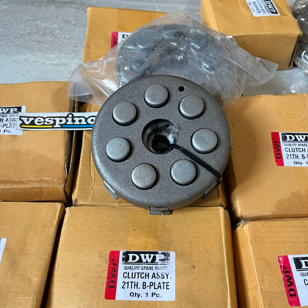 Kopling set lengkap vespa Exclusive Excel T5 gigi 21T/Kopling per 7 vespa Excel