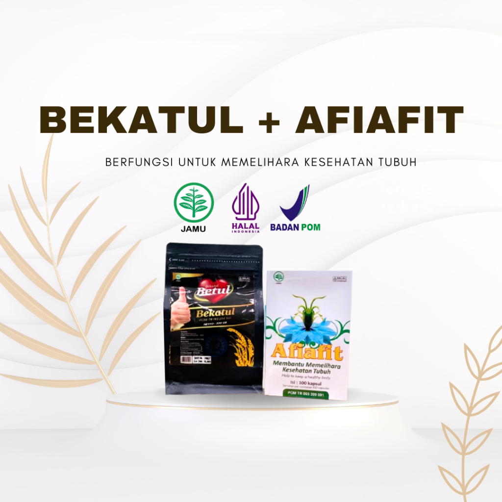 (PAKET SEHAT 3) HERBAL BEKATUL+AFIAFIT