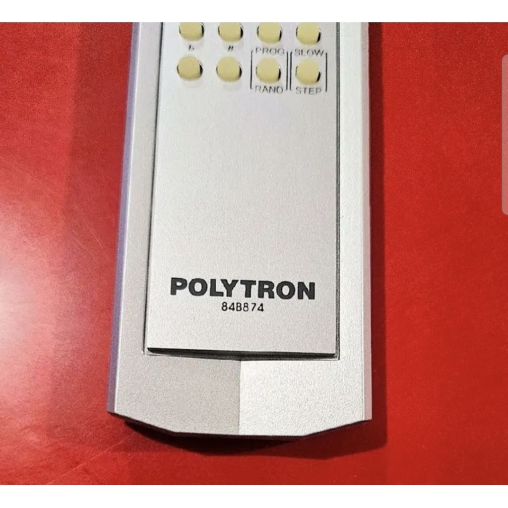 REMOT COMPO AUDIO POLYTRON GD 712 ORIGINAL SILVER KODE 84B874