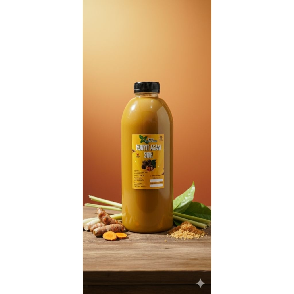 JAMU KUNYIT ASAM SIRIH 1Liter /Jamu bude sulis