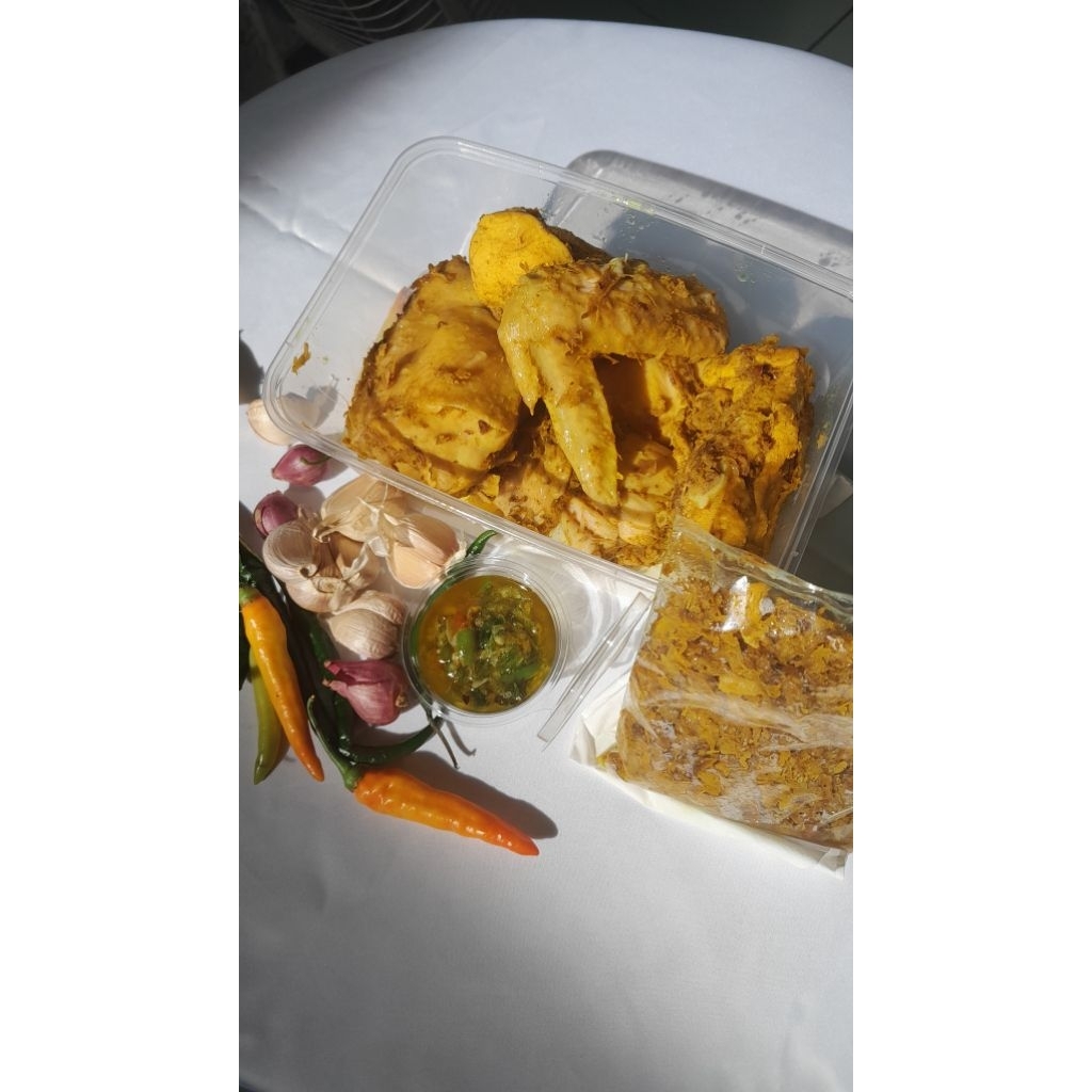 Ayam Lengkuas Bu Dewi- Ungkep Ayam Lengkuas Hampers Ayam Goreng Empuk Berempah