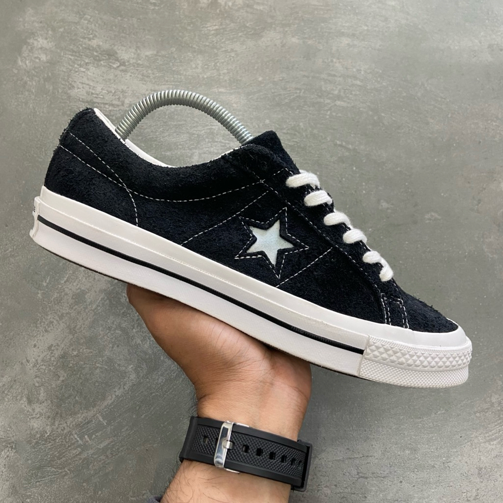 [Size 41] Converse One Star OX Suede Black White 2020 (158369C) Second Original Kondisi Mulus Nominu