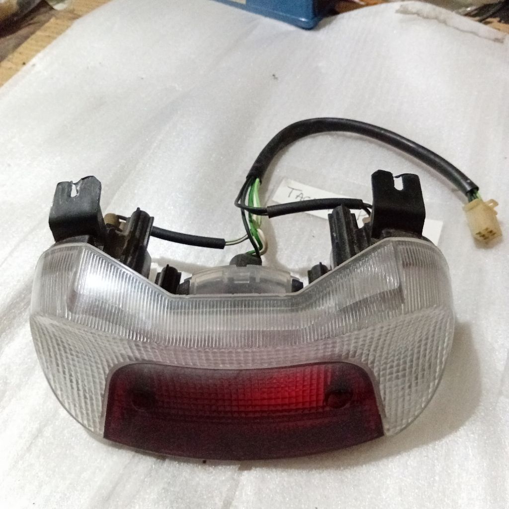 Stoplamp Stop Lampu Belakang Satria 2Tak Lumba ru 120r Tornado Shogun Kebo Merah Putih