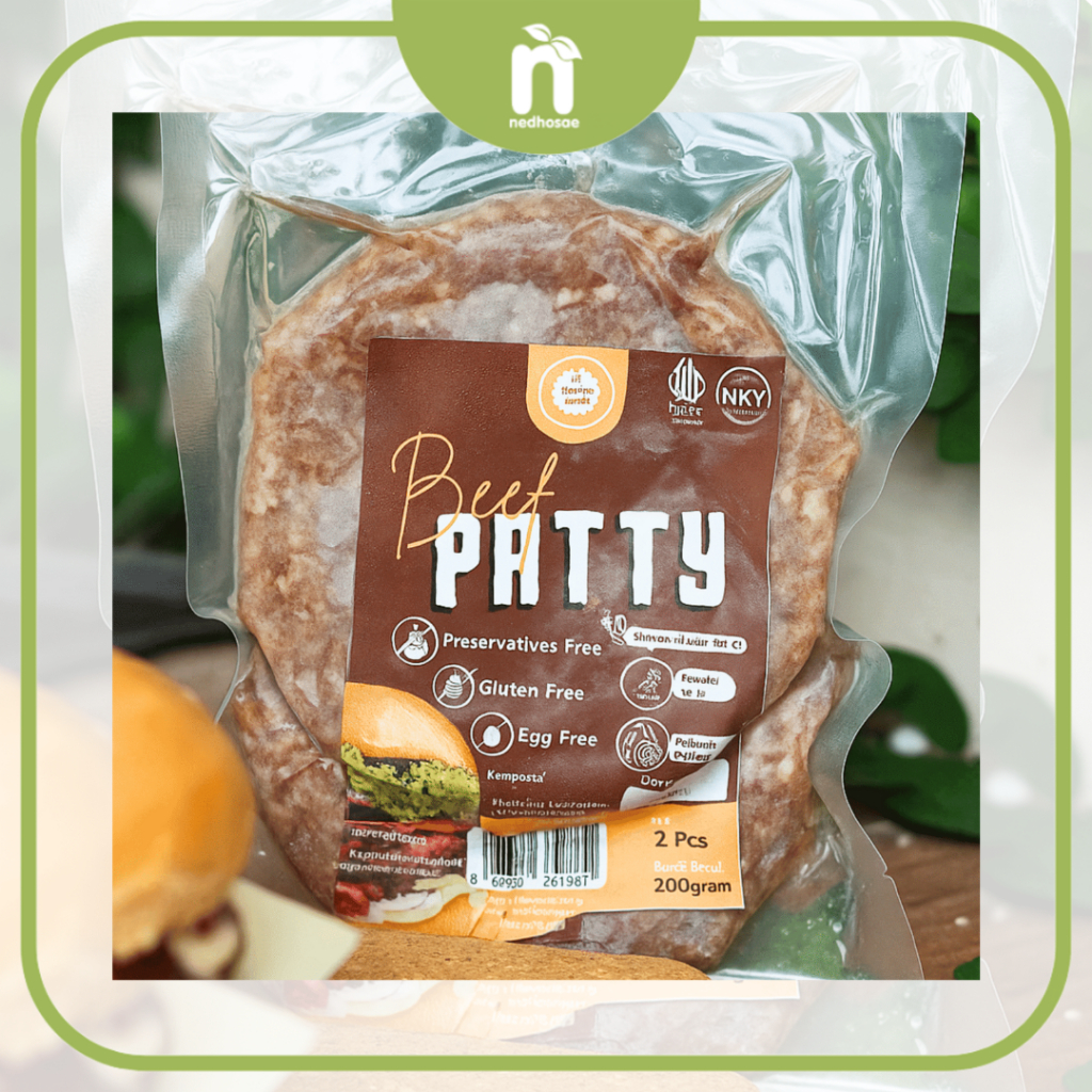 Beef Patty from Organic Beef by Wahyu Beef | Beef Patty Gluten Free Egg Free