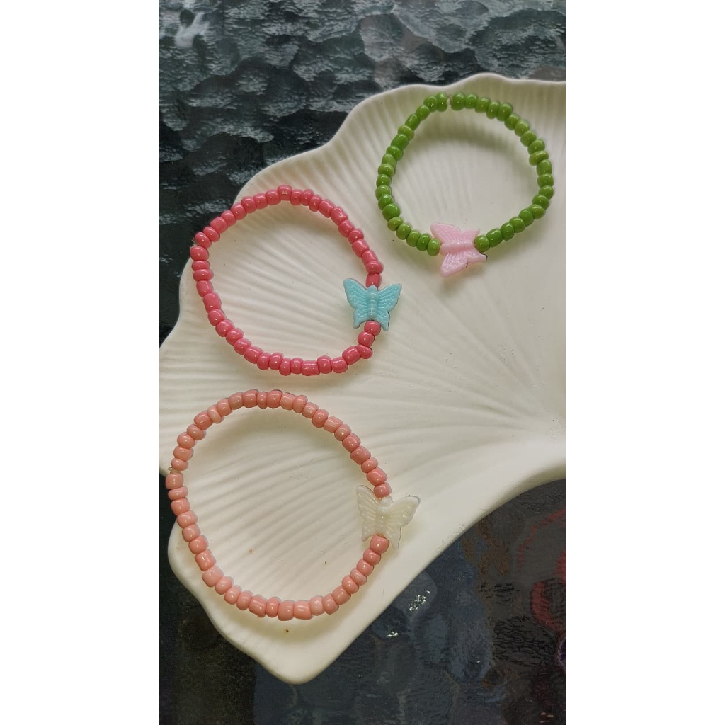 beads butterfly 1 bracelet