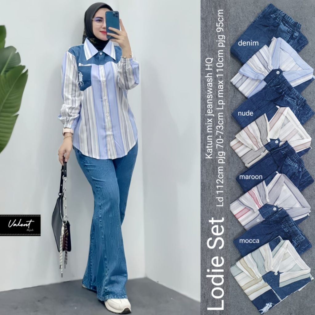 SETELAN WANITA ILOVA/ LODIE/ FILSA/ KAINA/ NIRA SET BY VALENT ORIGINAL BEST SELLER
