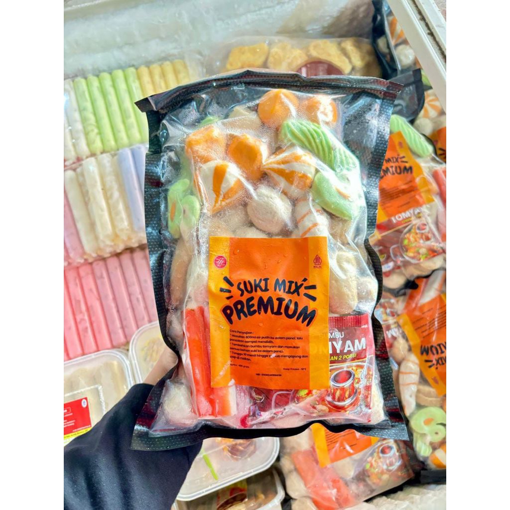 Suki mix premium 800 gr / suki seafood