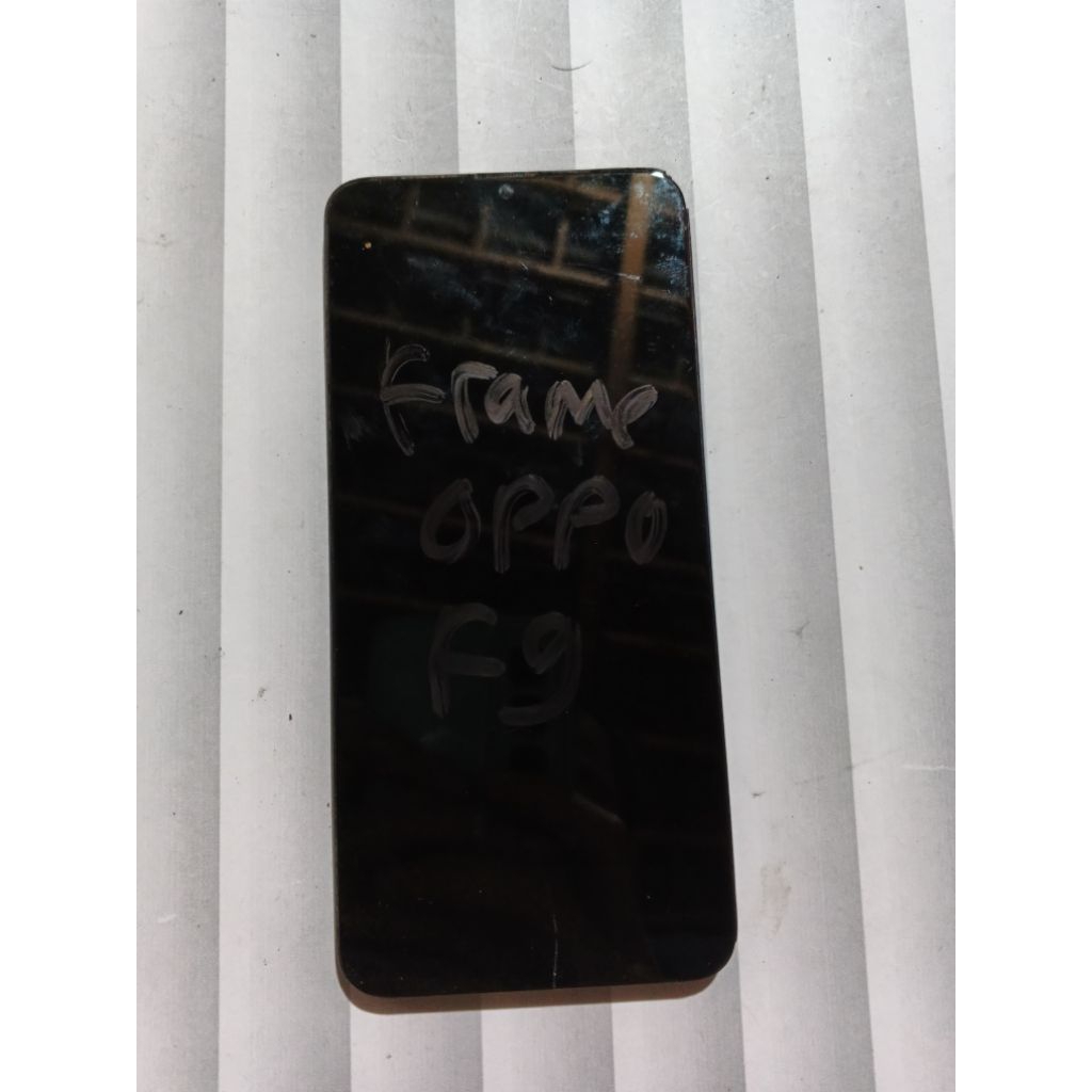 Frame tatakan lcd Oppo F9 original copotan asli