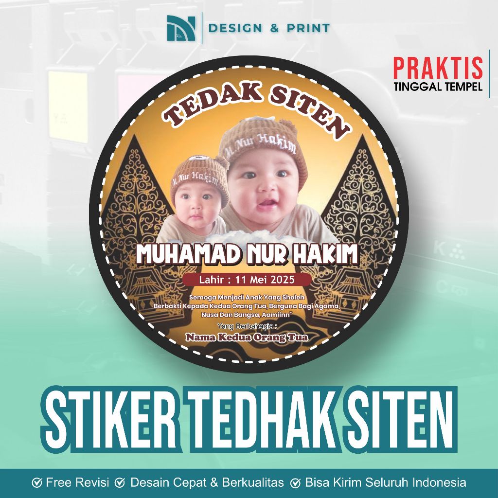 STIKER DUNDUNAN TEDAK SITEN