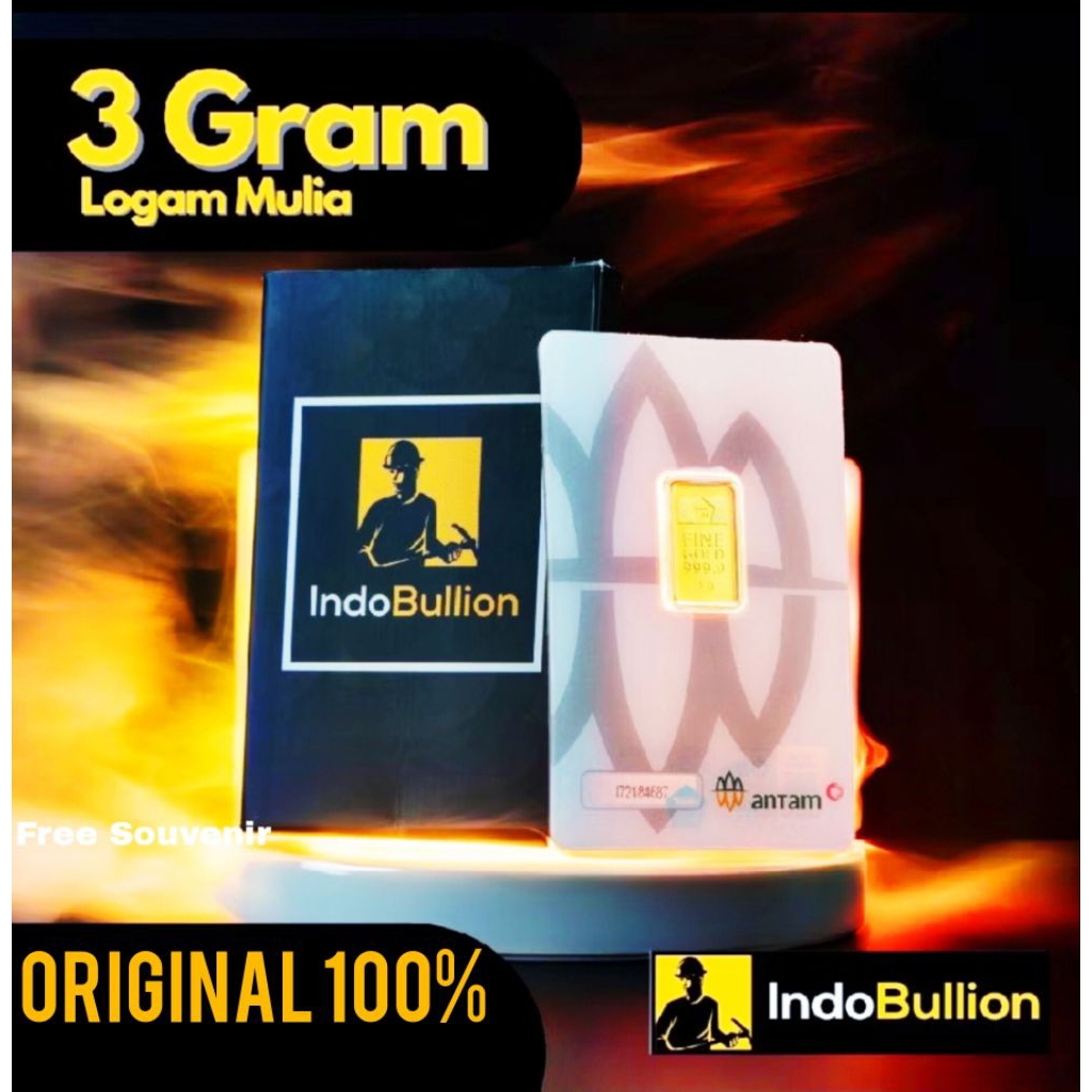 LM EMAS ANTAM 3 Gram, LOGAM MULIA TERBARU