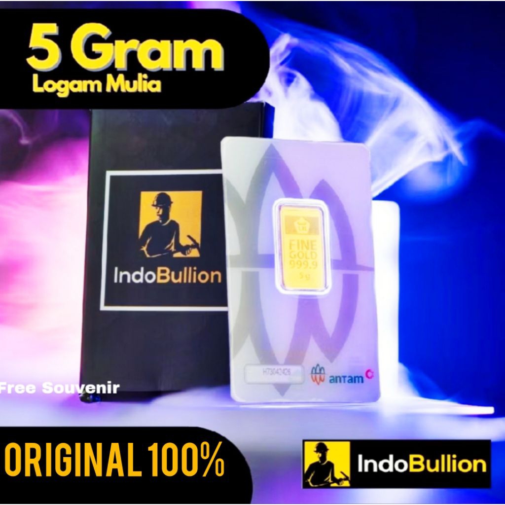 LM EMAS ANTAM 5 Gram, LOGAM MULIA TERBARU