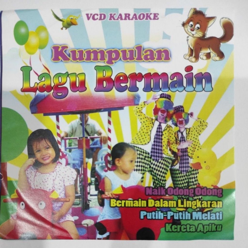 Kaset VCD Karaoke Lagu Anak Kumpulan 30 Lagu Bermain Ada Video dan Suara