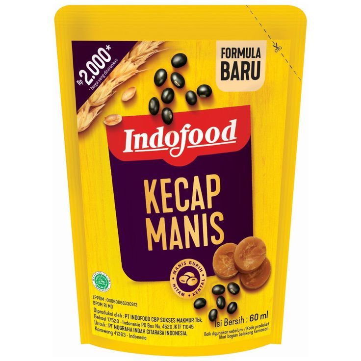 Indofood Kecap Pouch 520 Ml
