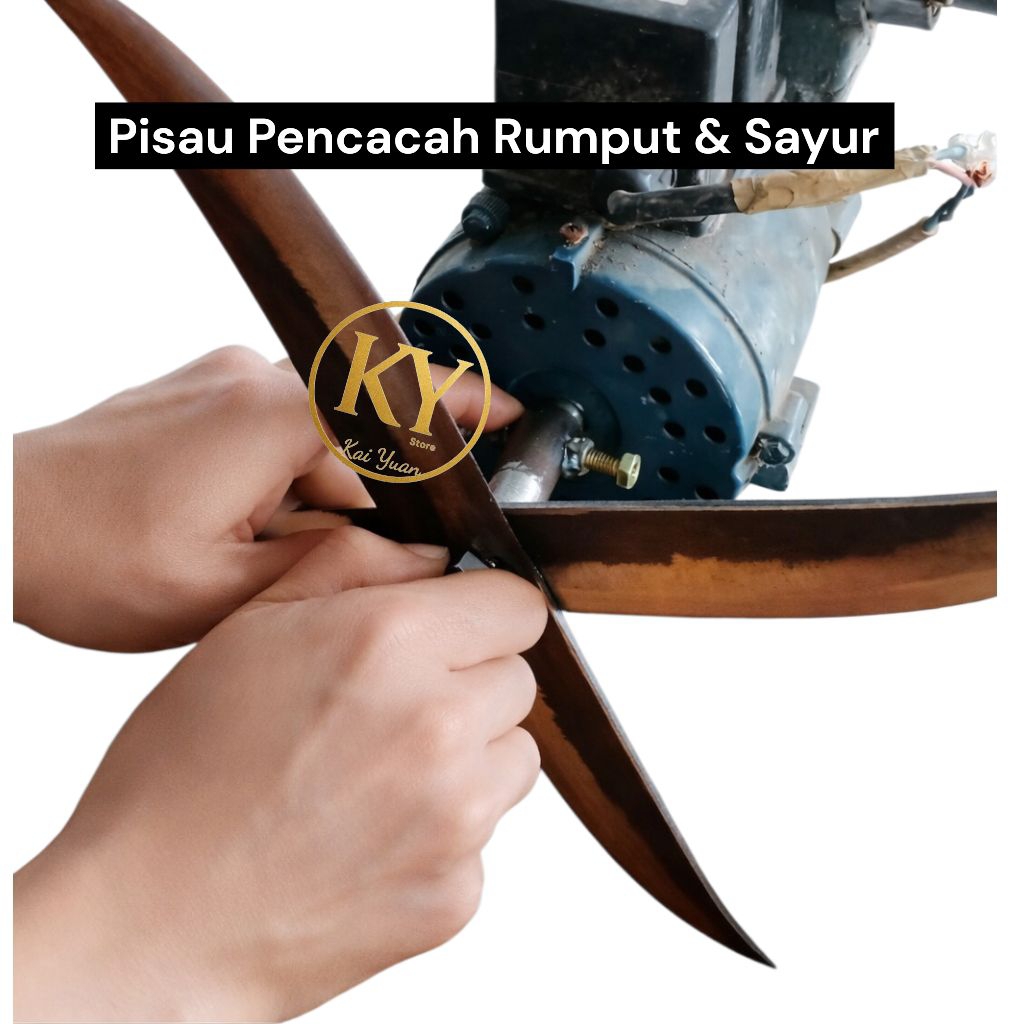 Pisau cacah rumput pisau chopper pencacah rumput serbaguna