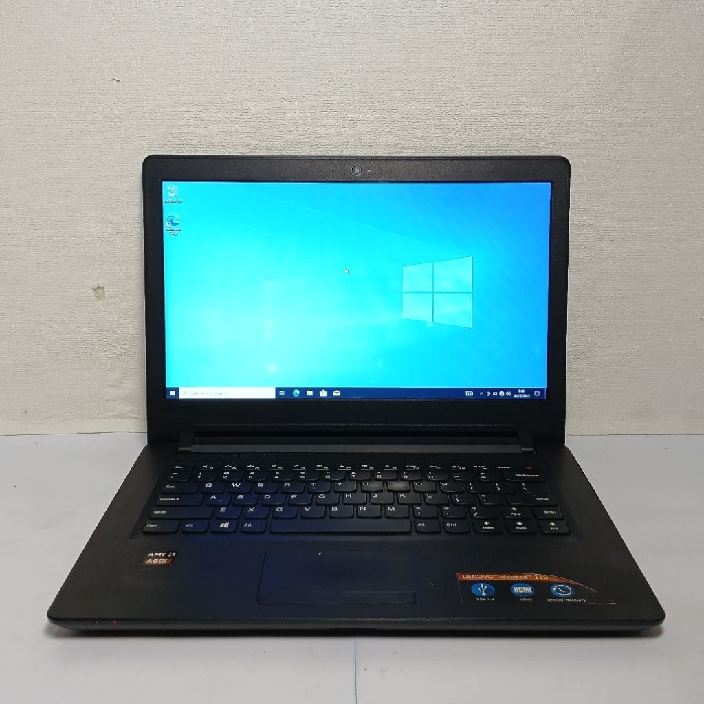 Lenovo 110-14AST. AMD A9 Gen9. Ram 8GB SSD intel 180GB.
