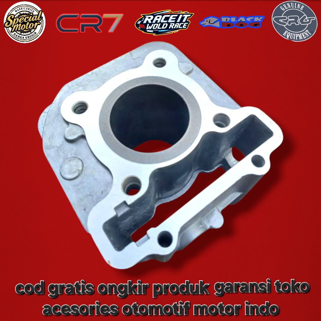 BLOK SEHER CILINDER CYLINDER PISTON RING MIO J MIO GT MIO SOUL GT 115 BORE UP BERGARANSI