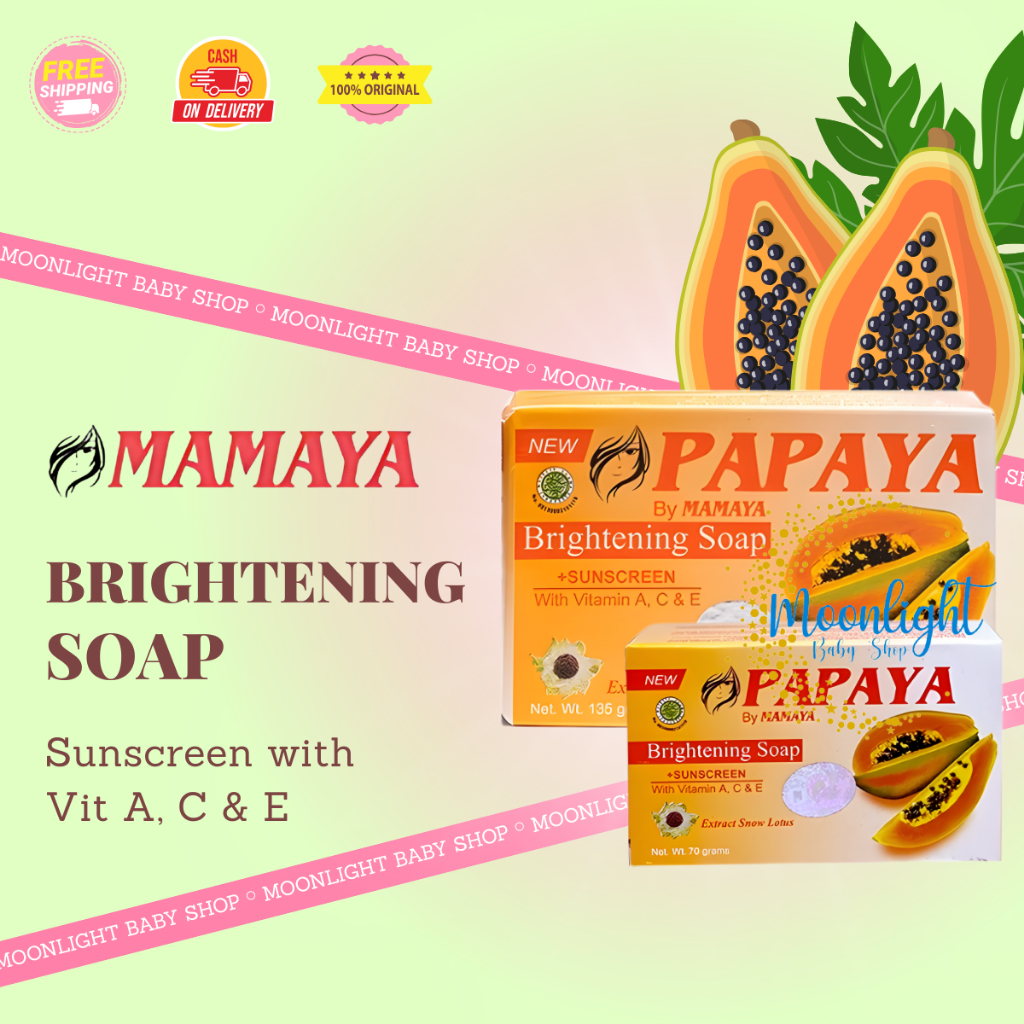 MAMAYA Sabun Papaya BRIGTHENING SOAP