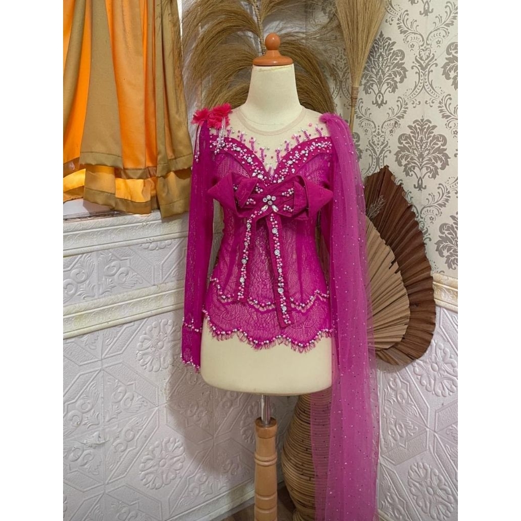 kebaya fanta bruklat M-7xl aksen bunga