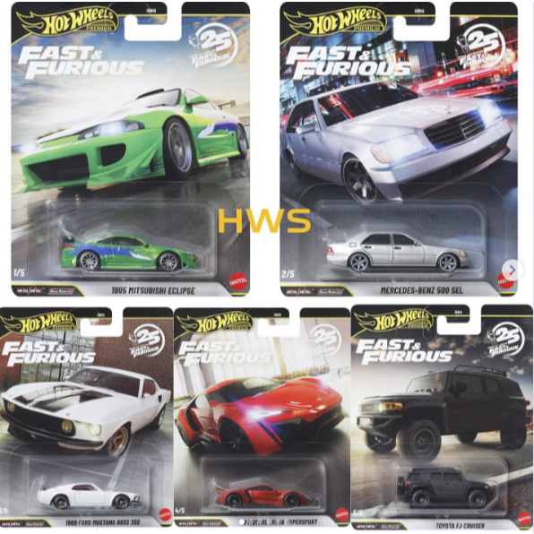 HOT WHEELS 1 DUS FF 25TH ANNIVERSARY PREMIUM 2026 N ASSORTMENT 6