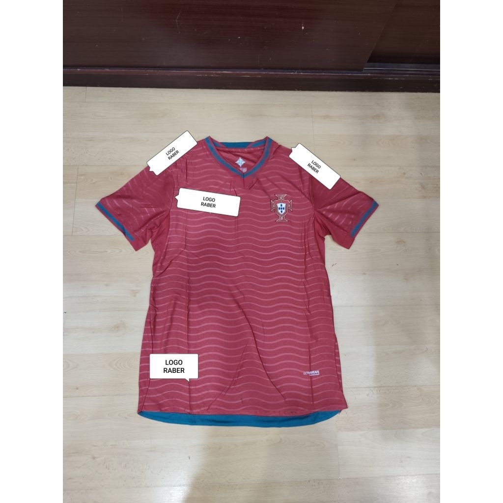 Jersey Bola Portugal Home Player Issue World Cup2026
