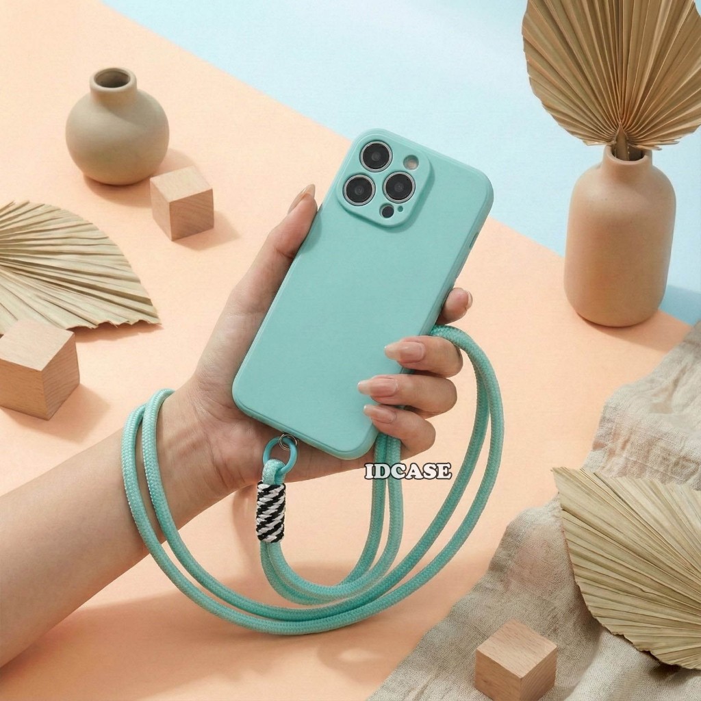 Soft Case Macaron Polos + Tali Vivo Y29 Y19S Y28 Y18 Y03 Y21 Y33S Y17S Y27 Y36 Y22 Y12 Y15 V40 LITE 