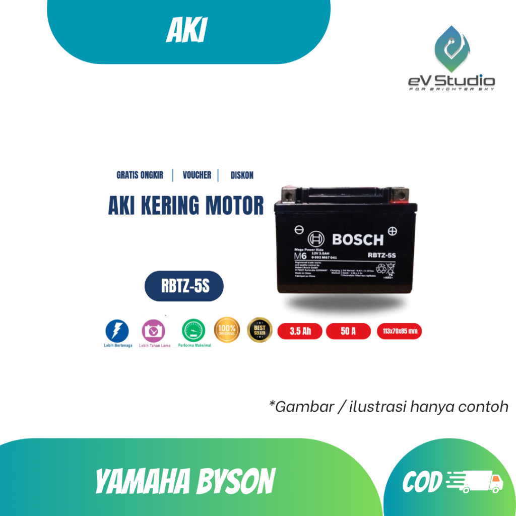Bosch Aki Kering Motor Yamaha Byson - RBTZ-5S