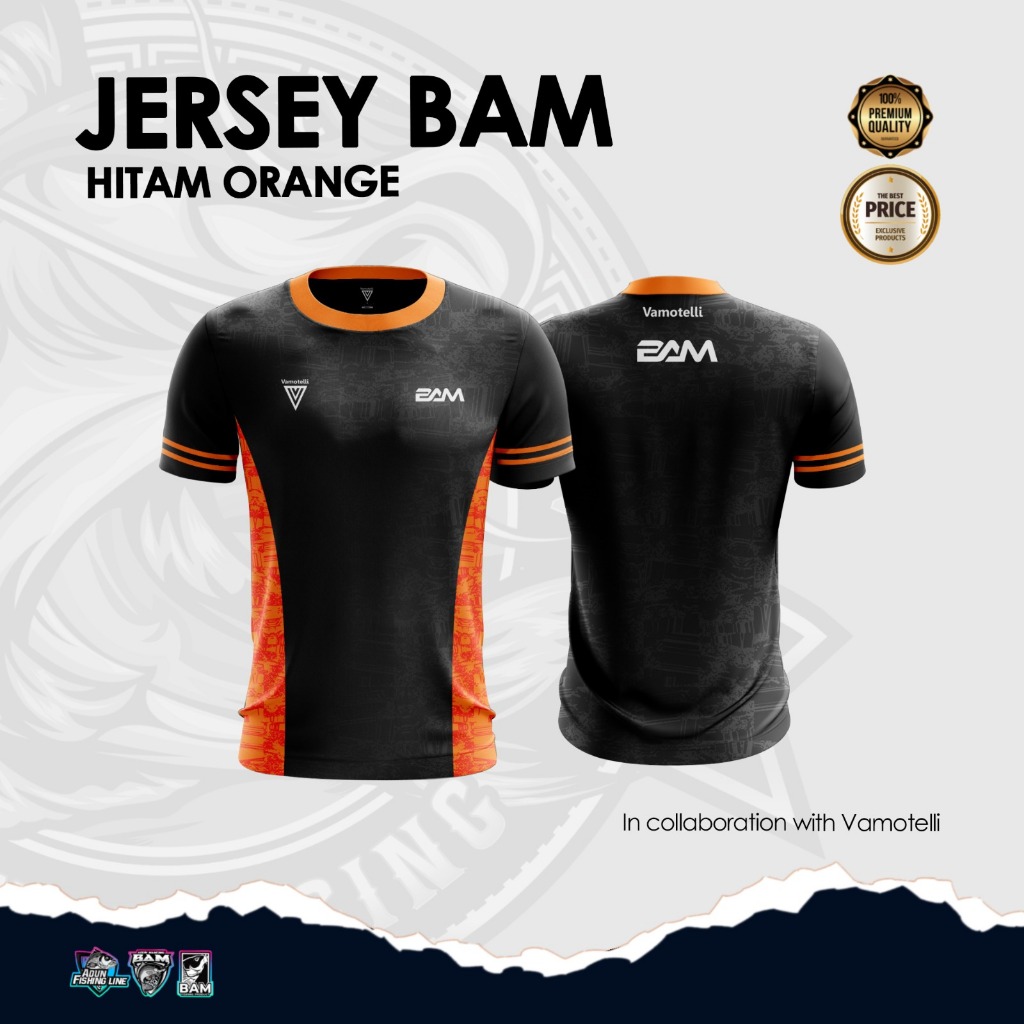 New Jersey Adun Mancing ( Hitam Orange )