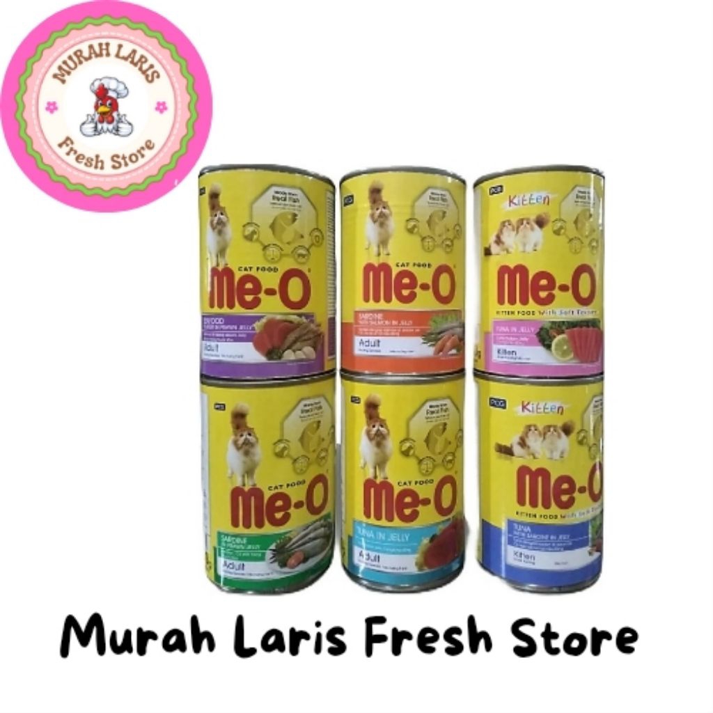 Makanan Kucing Meo Kaleng/ Meo Kaleng/ Murah Laris Fresh Store
