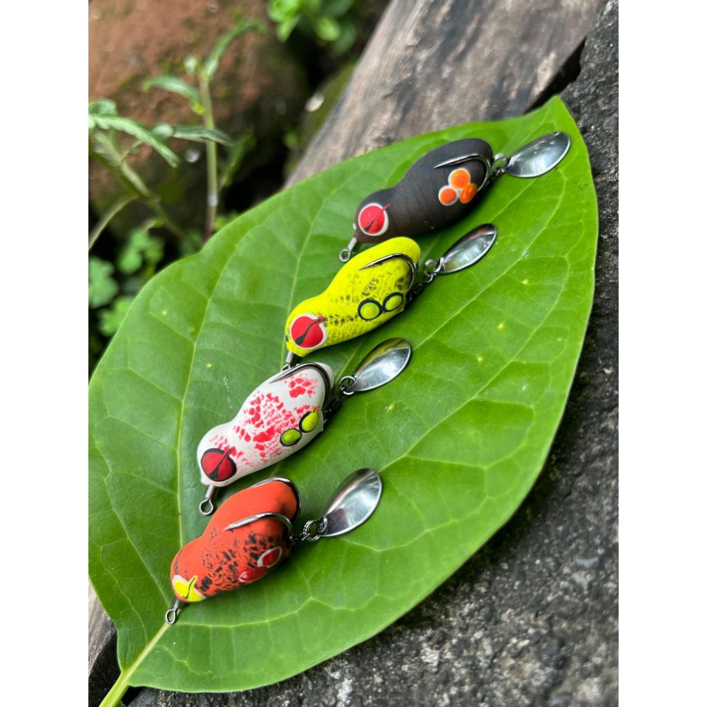 umpan casting Soft Frog  - 3.5cm