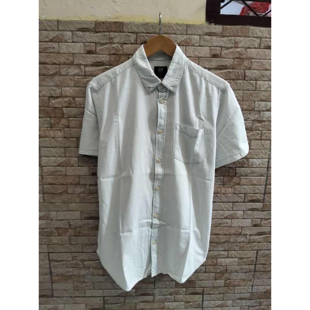 Kemeja GAP Denim White second