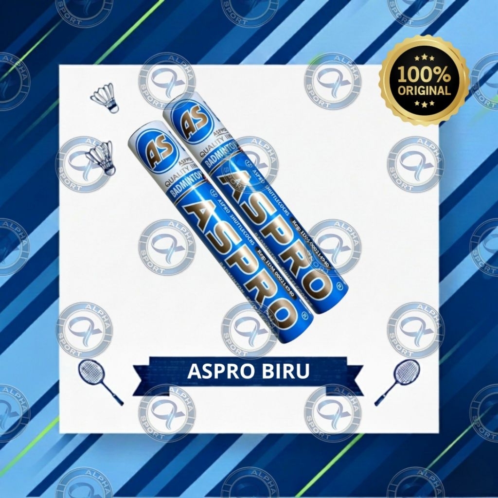 Aspro Biru Shuttlecock
