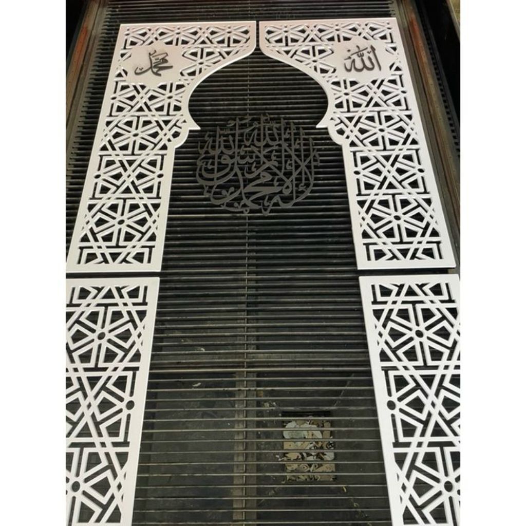 GRC Krawangan Atas Pintu | Motif Krawangan Minimalis