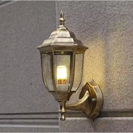 Lampu Dinding Taman Vintage Lampu Outdoor Klasik Vintage Tahan Air Waterproff Outdoor  Garden Lamp