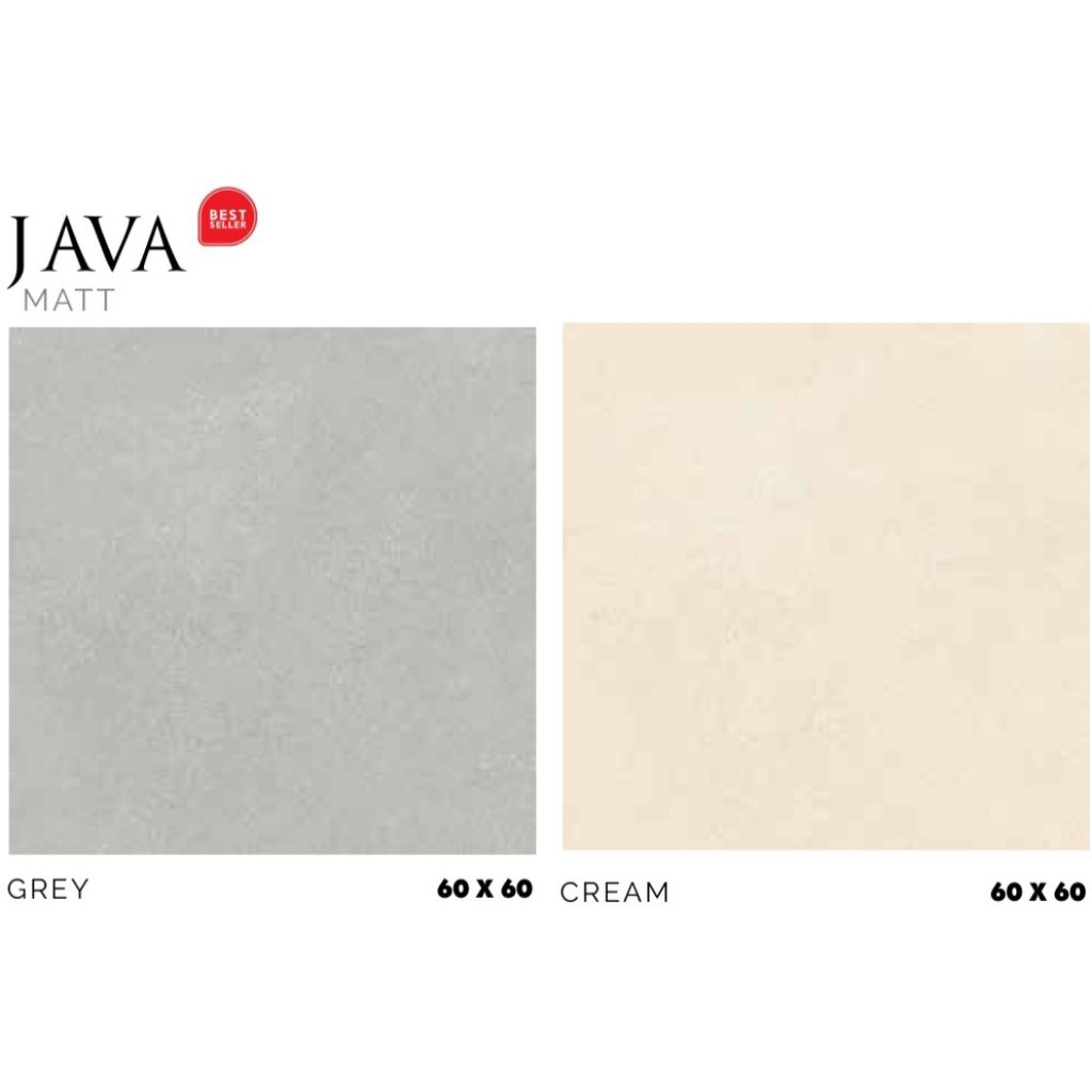 Granit Matt Motif Cemento Abu/Cream Java Ukuran 60x60 By Platinum/Granit Kualitas 1 Grade A/Granit M