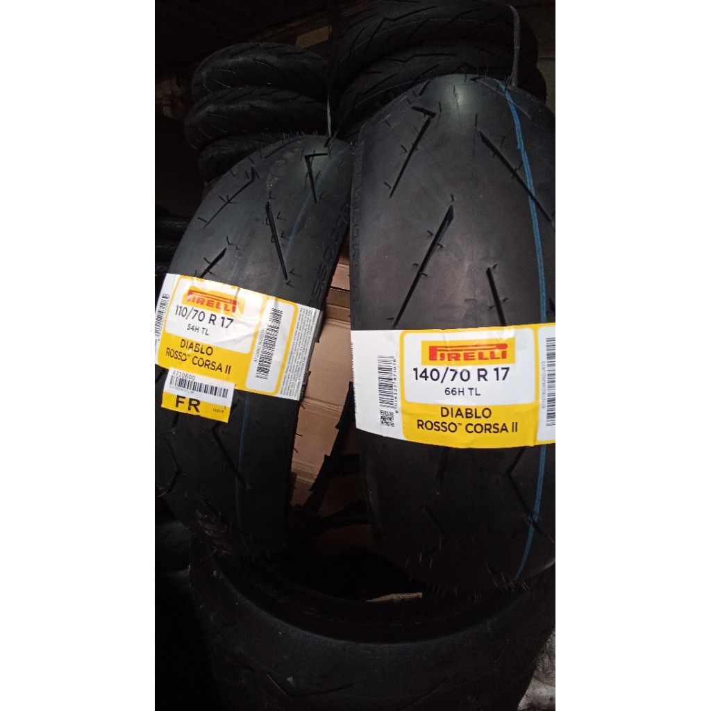Ban motor RADIAL PIRELLI Diablo rosso corsa 2, 110/70 R 17, 140/70-17 tubeless