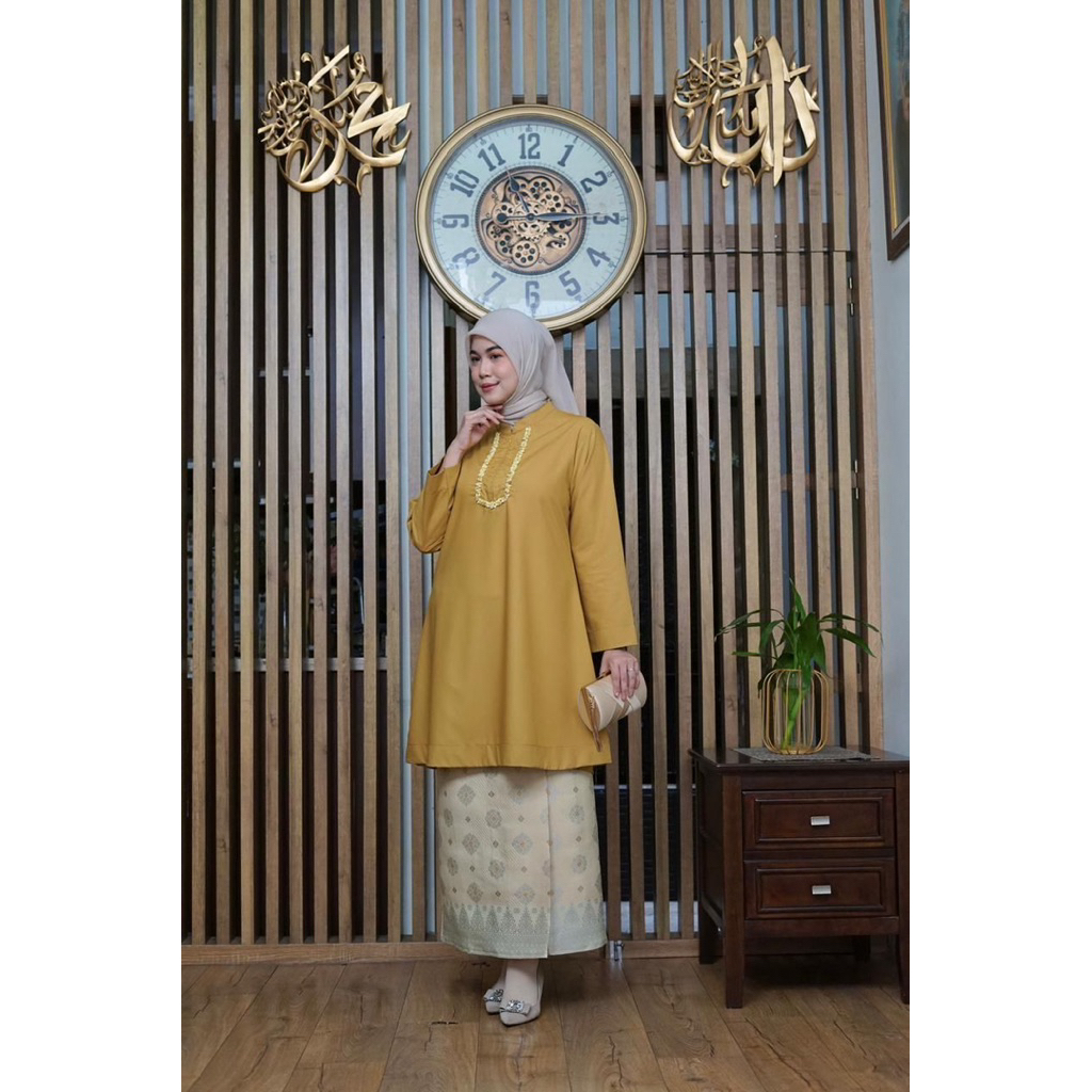 Tunik wanita batu payet busui kamari warna / katun ima Toyobo Fodu Premium