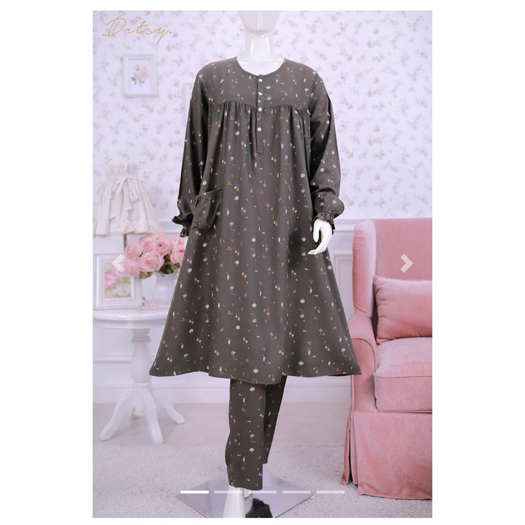 DITSY DITSY ELIEL PAJAMAS MOCCA PAJAMAS  DITSY LOVE PAJAMAS AURILA PAJAMAS  LAVINNIA PAJAMAS SPRUCE 