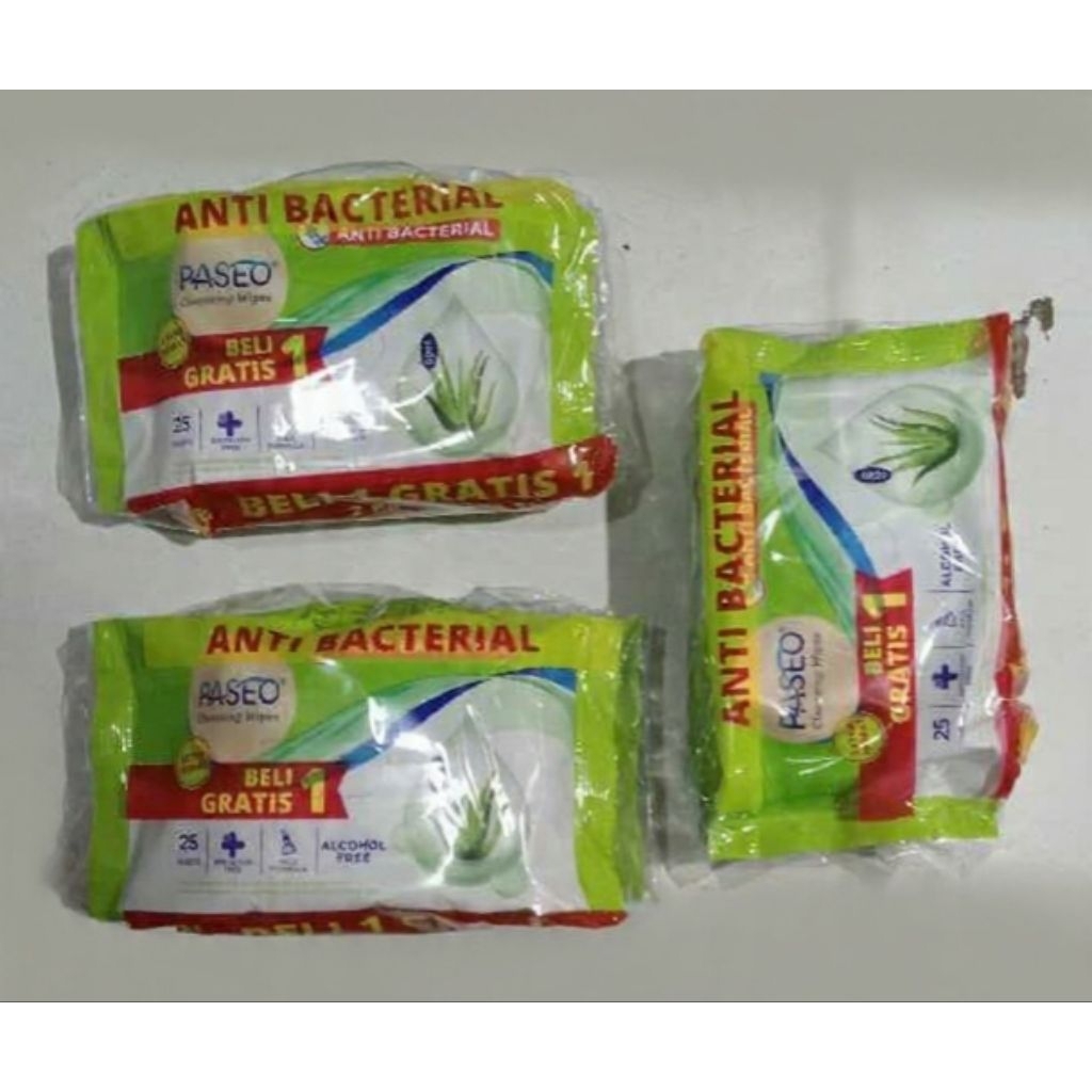 Ready??? Tisu basah paseo kecil anti bacterial buy 1 get 1