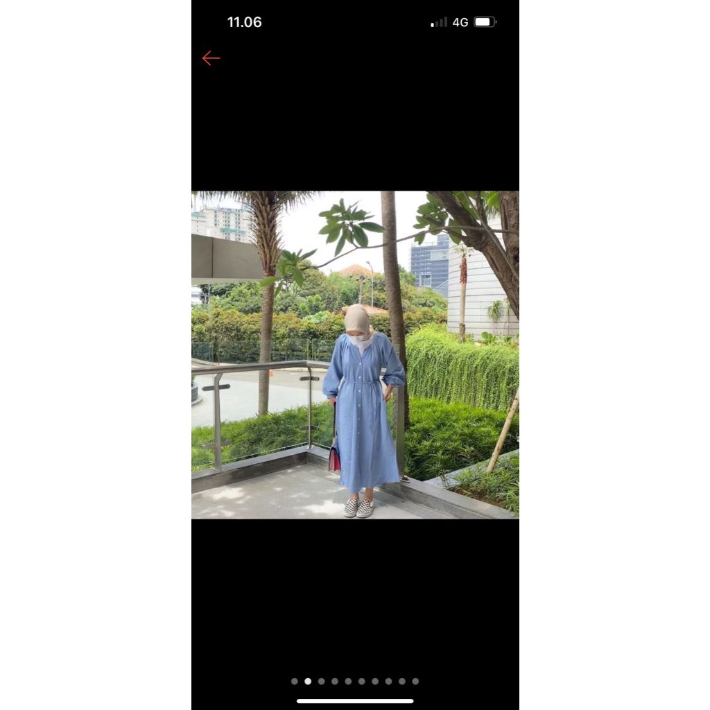 Preloved Dress Biru