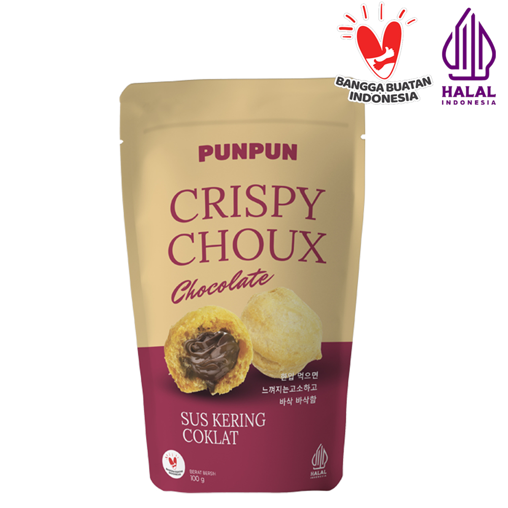 Sus Coklat Kering Oleh Oleh Khas Surabaya Cemilan Snack | PUNPUN Choux