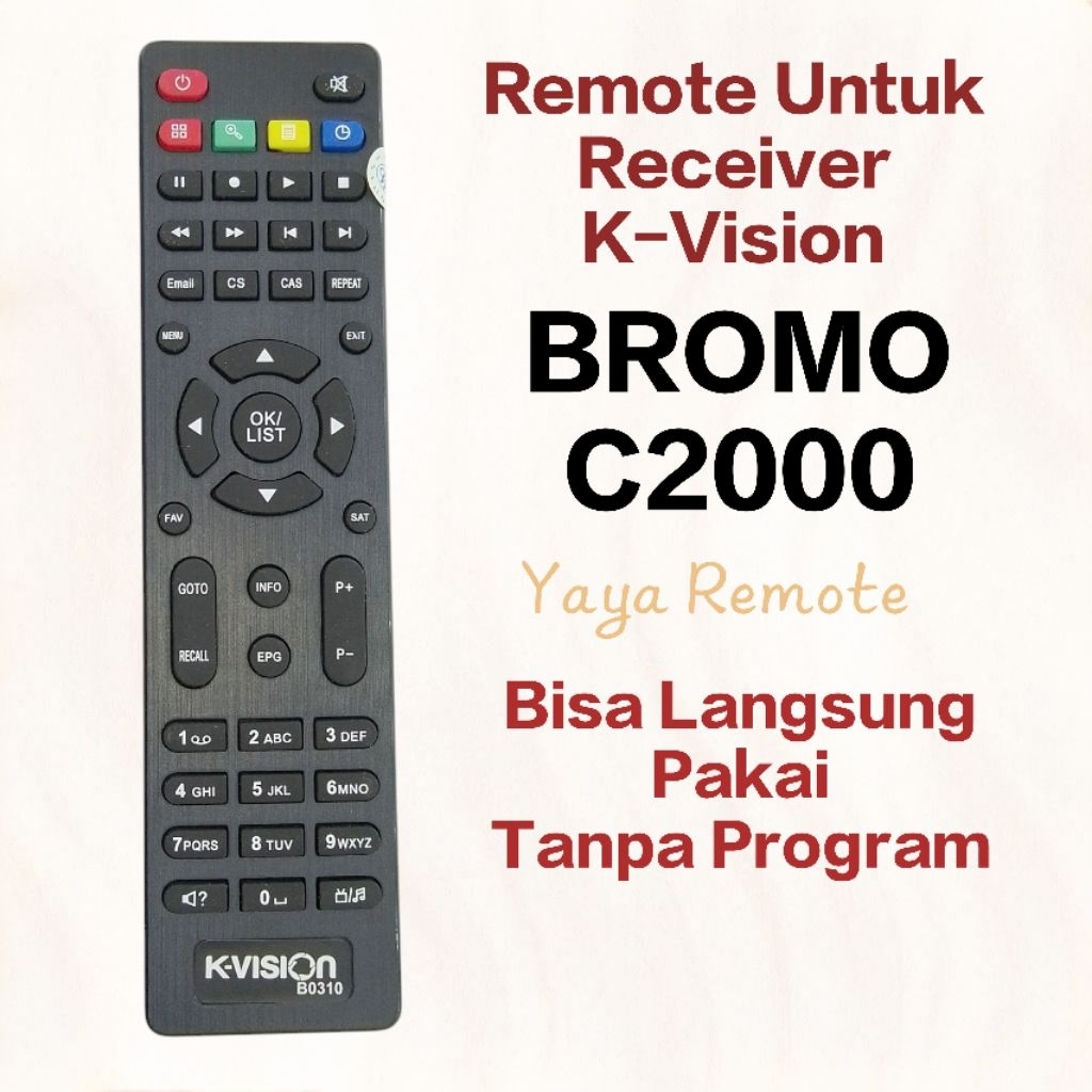 Remote B0310 K-Vision Receiver Parabola Bromo C2000