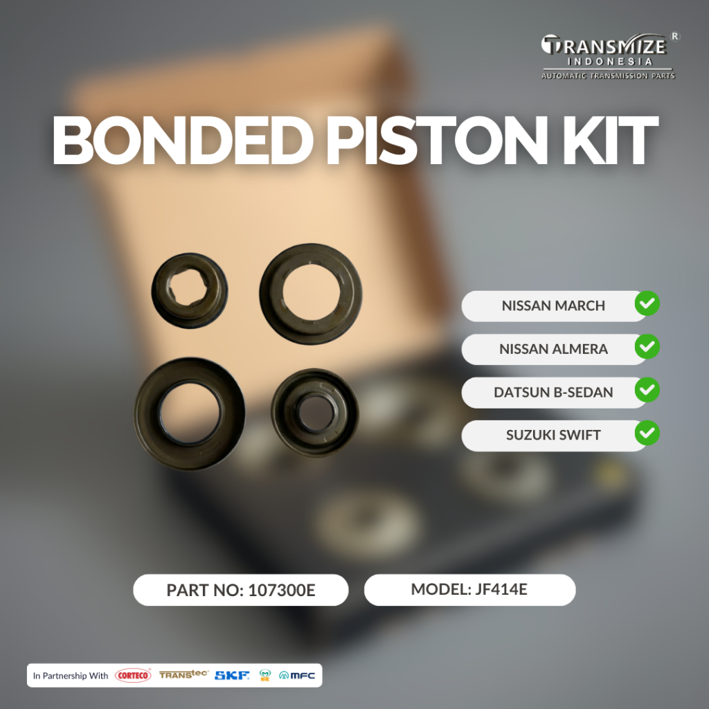 BONDED PISTON KIT MATIC 107300E | SUZUKI SWIFT | JF414E