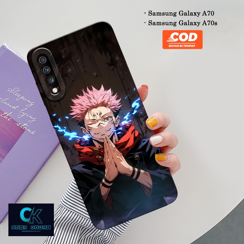 Case Samsung Galaxy A70 / A70s - Casing Anime - Softcase Candy Case Full Color 3D Silikon TPU