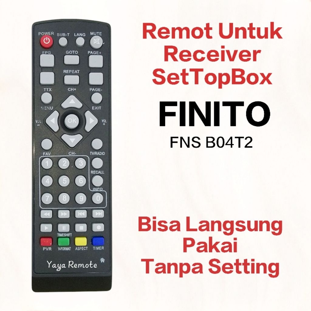 Remote Receiver Set Top Box FINITO FNS B04T2
