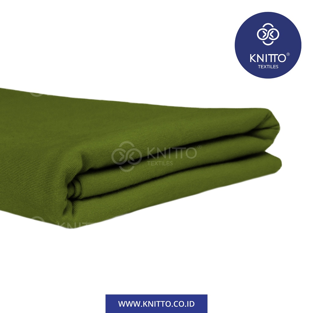 KAIN COTTON COMBED 24S PINE GREEN ( BAHAN KAOS ) - KNITTO