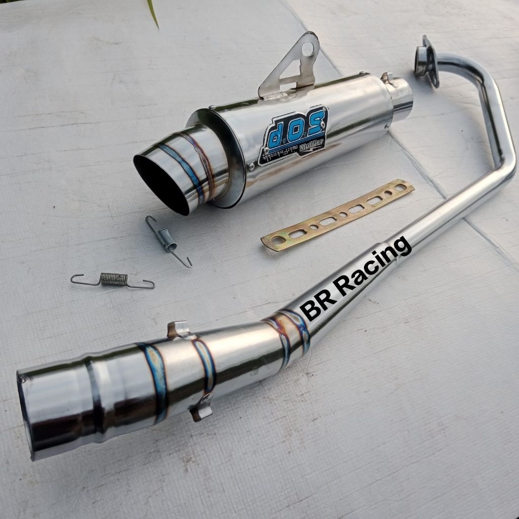 Knalpot Racing DOS FULL BASS Satria Fu 150 Jupiter MX old Jupiter MX NEW 135