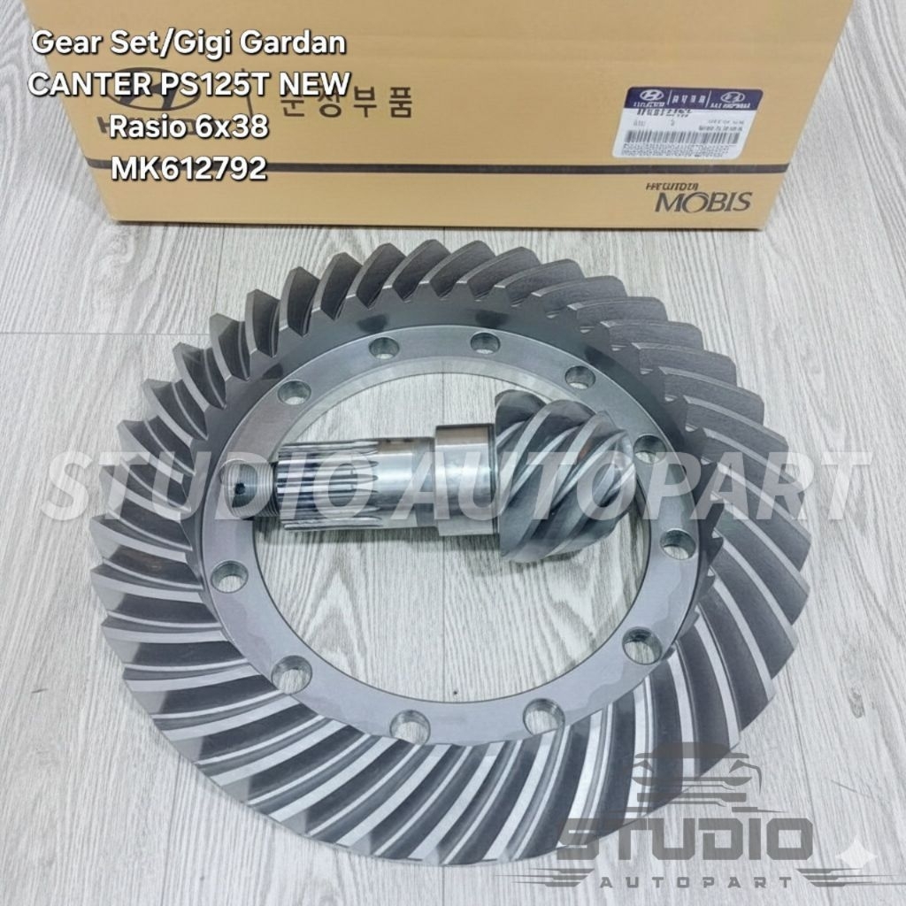 GEAR SET/GIGI GARDAN CANTER PS125T(NEW) 6X38 ORI HYUNDAI..MK612792