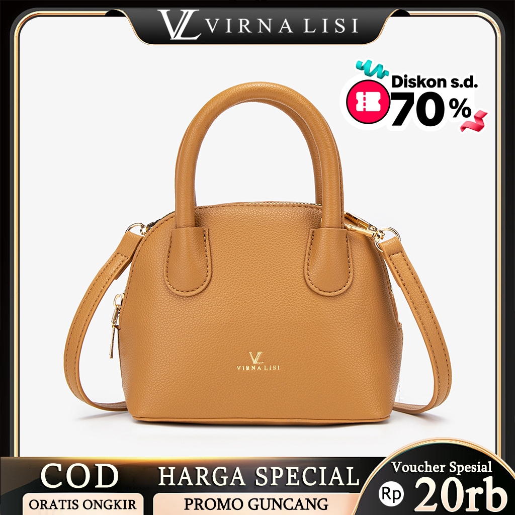 VIRNALISI Tas Selempang Wanita Ori Elegan Sling Bag Women Shoulder Bag Anti Air Tas Wanita Terbaru -
