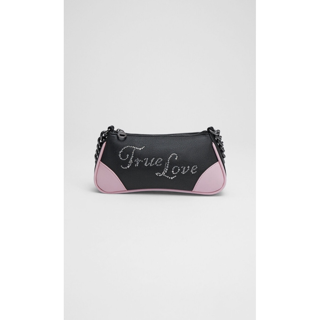 stradivarius pink bag true love