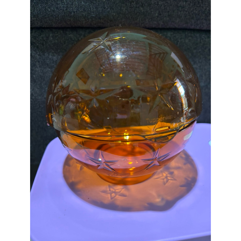 TUPPERWARE CANDY DISH CRYSTAL